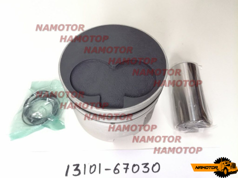 Поршень ДВС TOYOTA 1KZ "0,5" 13101-67030, 13101-67020, 13103-67030. ALFIN- , с охл-ем дна. комп-кт